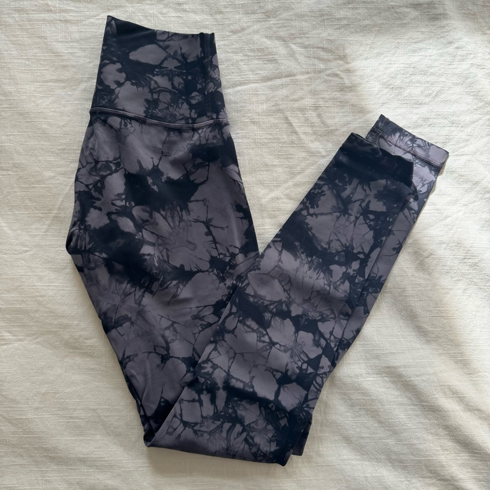 Lululemon Wunder Under Tie Dye Leggings size 4